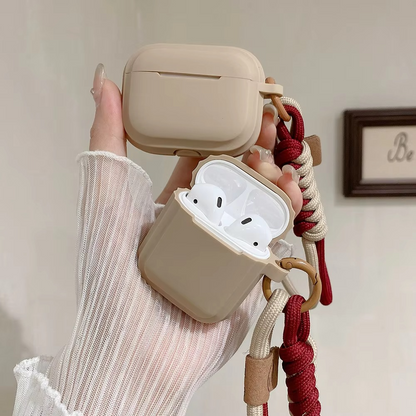 Durable AirPods Cover with Wrist Strap