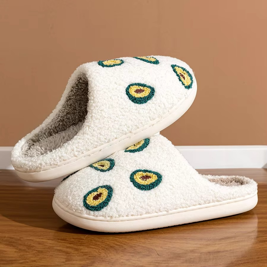Soft Fun Women's Slippers - Warm Plush Non Slip House Shoes
