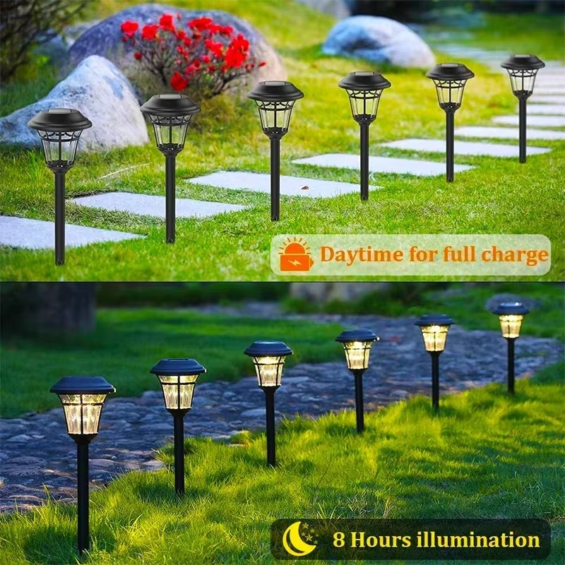 Bright Outdoor Solar Powered Garden Path Lights