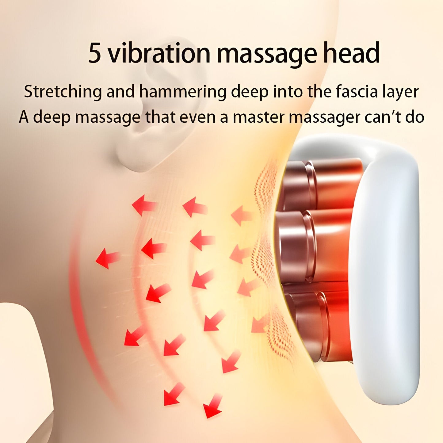 Therapeutic Heat Massage Pillow For Neck Relief