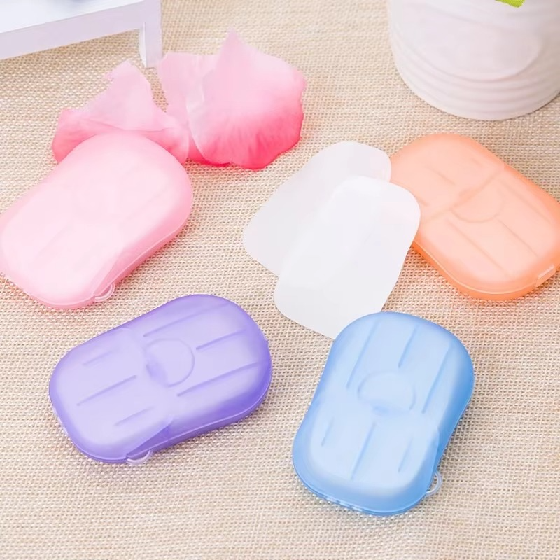 Compact Travel Soap Sheets for Camping and Outdoor Use