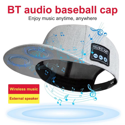 Bluetooth Beanie Hat with Headphones and Mic