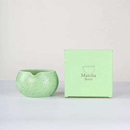 Traditional Japanese Matcha Tea Set with Whisk
