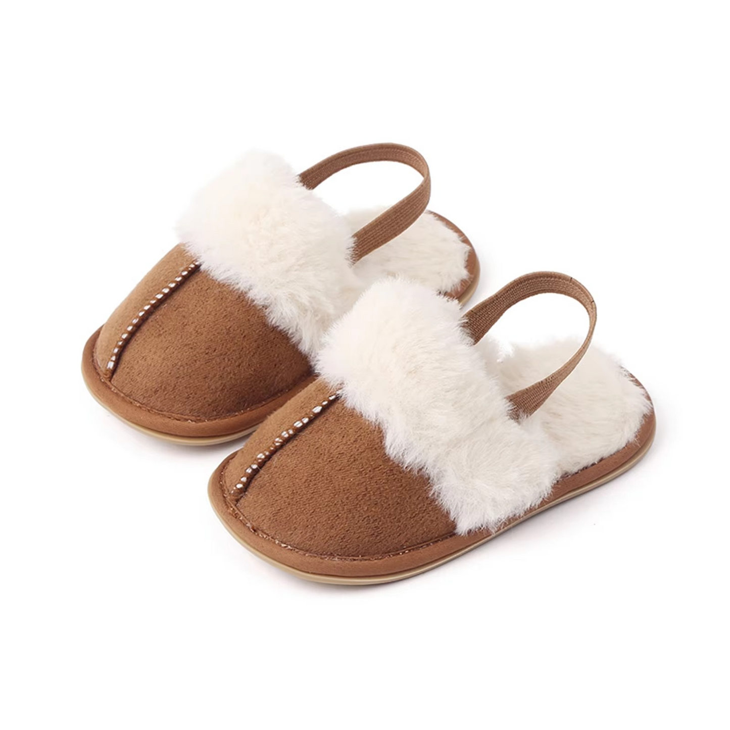 Comfy Fleece Baby Booties Warm Grippy Home Slippers