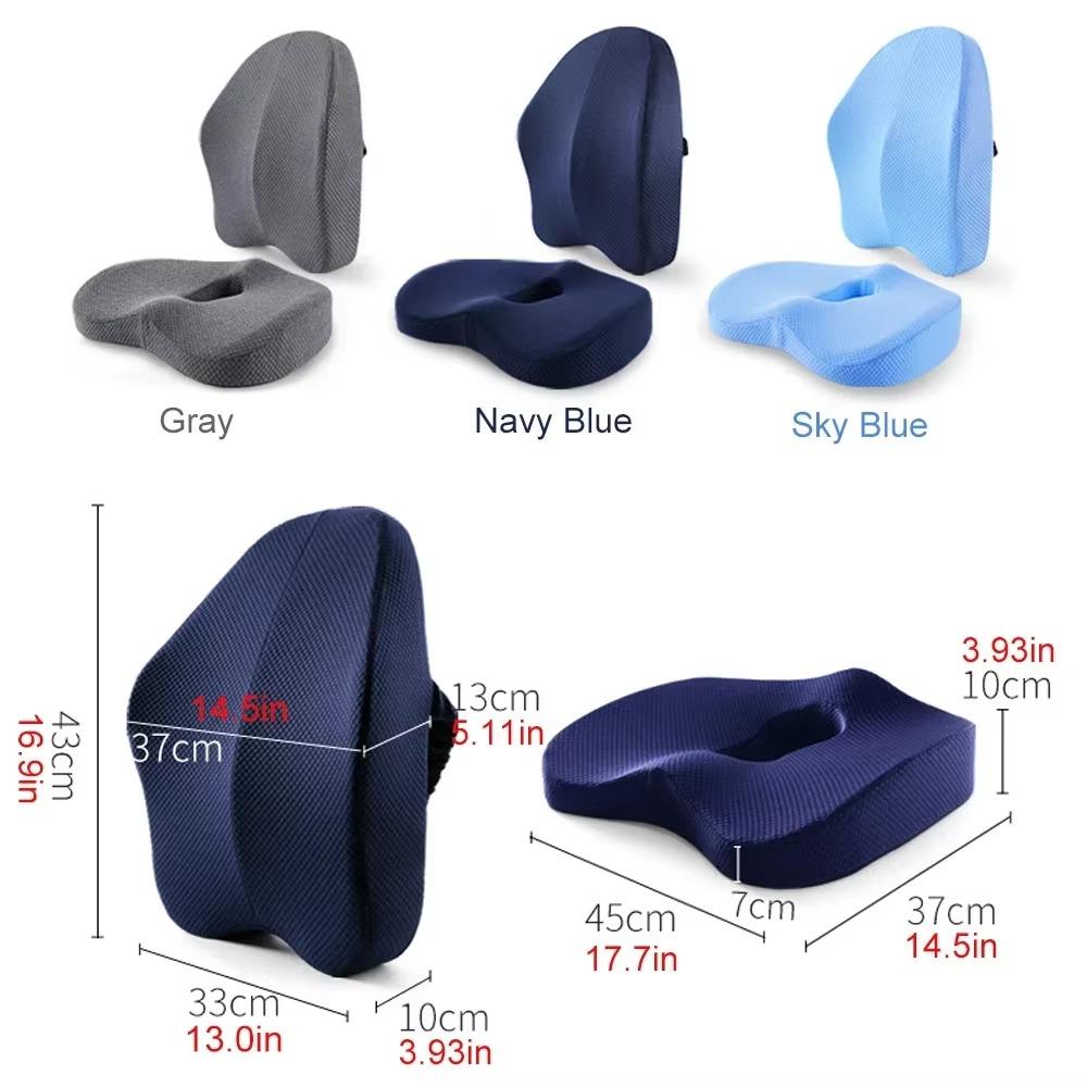Comfortable Back Support Memory Foam Cushion