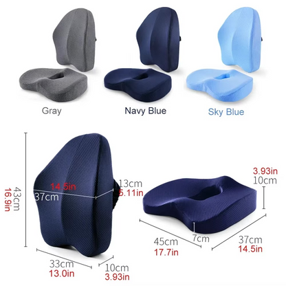 Comfortable Back Support Memory Foam Cushion