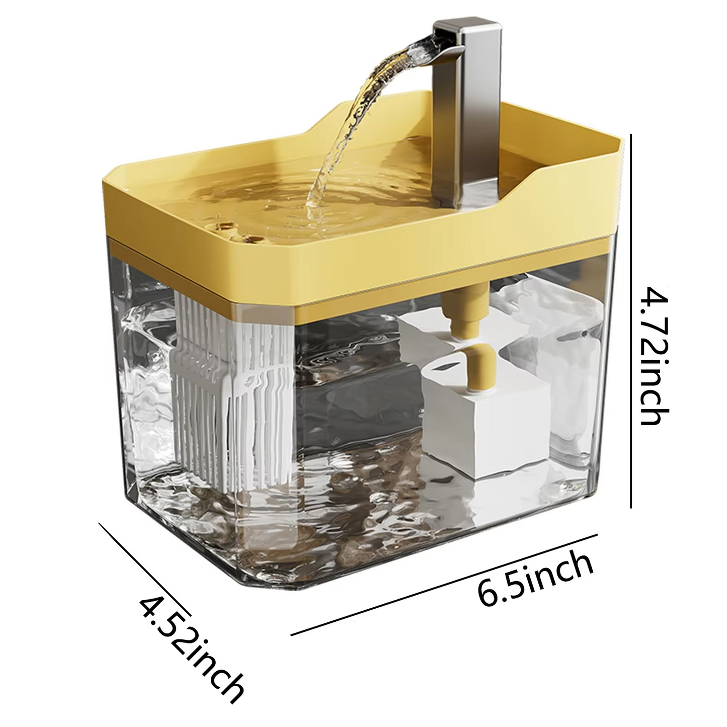 Easy Clean Pet Water Fountain with Filter and Pump