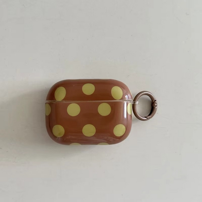 Shiny Dot AirPods Case with Keychain Ring