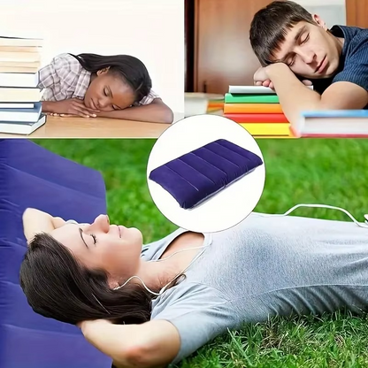 Portable Camping Pillow, Compact Inflatable Neck Support