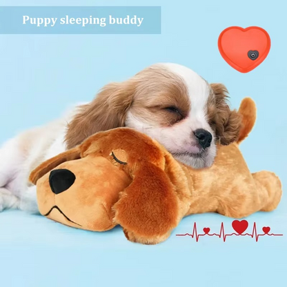 Cuddly Puppy Soft Toy with Calming Sound