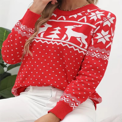 Warm Women's Cable Knit Winter Sweater