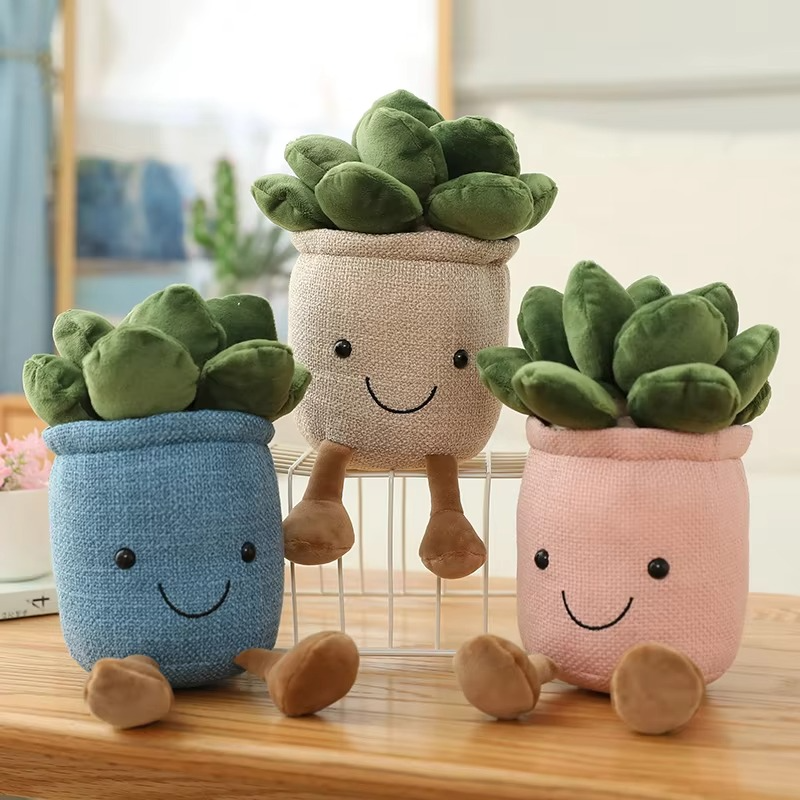 Colorful Flower Succulent Soft Cushion Pillow