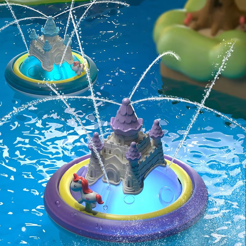 Colorful LED Water Spray Bath Toy for Children