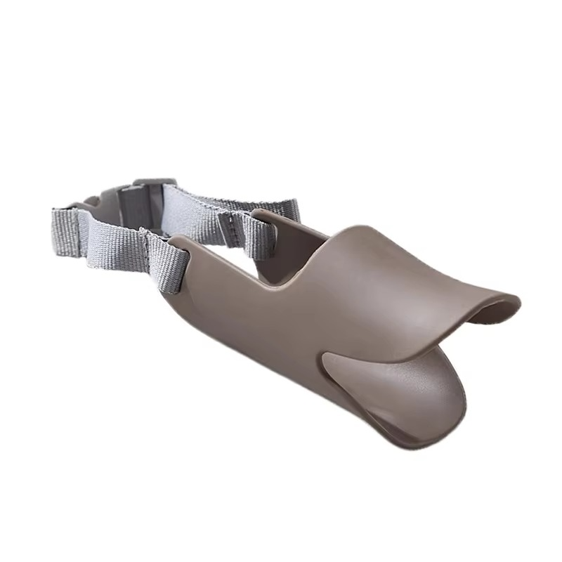 Comfortable Rubber Pet Muzzle for Small to Large Dogs