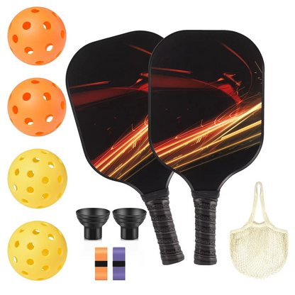 Durable Graphite Pickleball Paddle Set for Outdoor Use