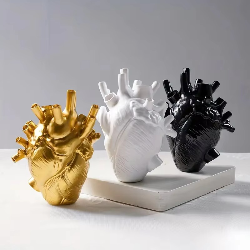 Unique Heart Shaped Planter Vase for Home Decor