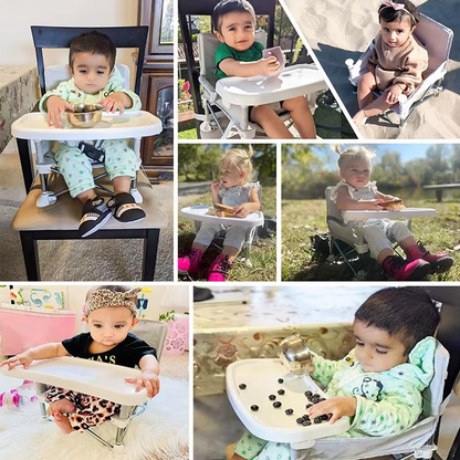 Compact Foldable Baby Dining Booster Seat