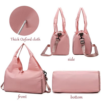Waterproof Gym and Travel Duffel Bag for Women