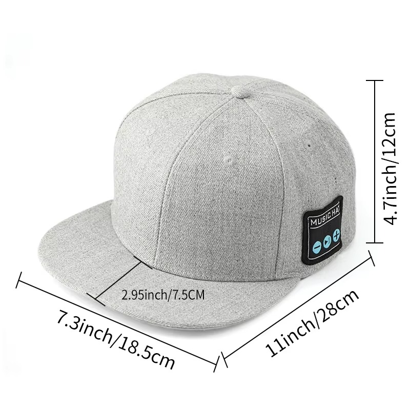 Bluetooth Beanie Hat with Headphones and Mic