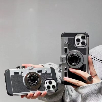 Vintage Style Camera Phone Case With Strap