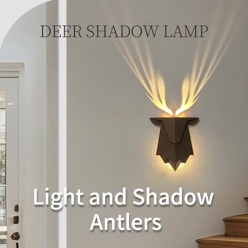 Deer Shaped LED Wall Light with Remote