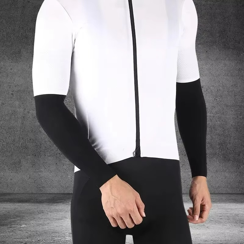 Cooling Sunblock Athletic Arm Sleeves for Men Women - Hehif