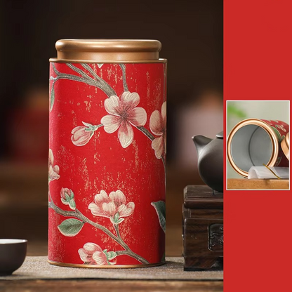 Decorative Floral Tea Storage Container
