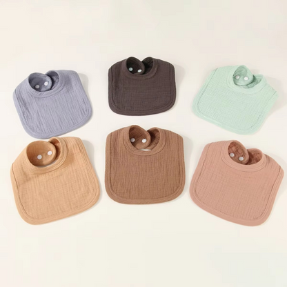 Gentle Cotton Baby Drool Bib