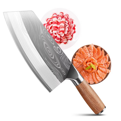 Premium 8 Damascus Steel Chef Knife and Boning Knife Set