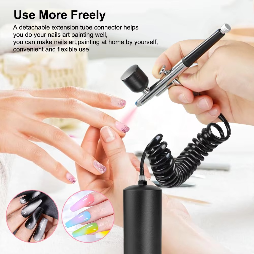 Compact Portable Air Spray Gun for Beauty and Crafts