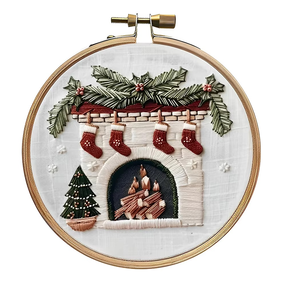 Easy Christmas Cross Stitch Kit for Beginners