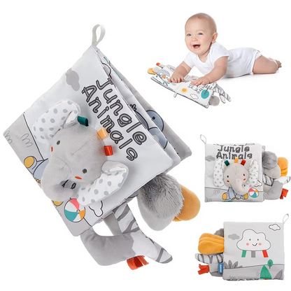 Colorful Baby Book with Interactive Textured Pages - Hehif