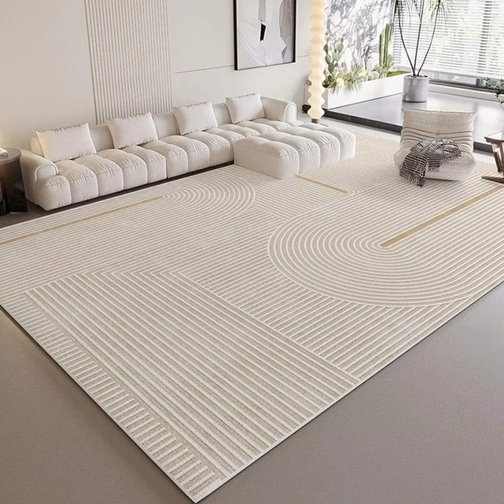 Plush High Pile Area Rug For Home Decor