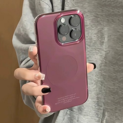 Purple Wireless Charging Phone Case for iPhone - Slim Cover