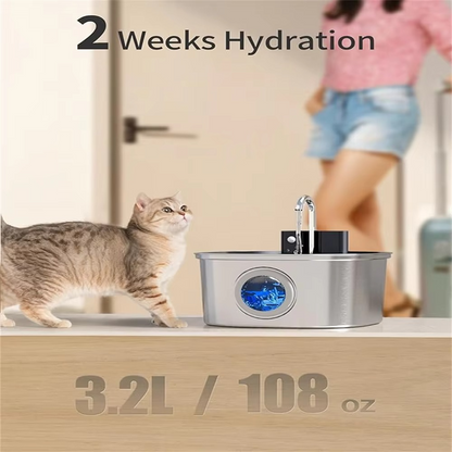 Easy Fill Smart Pet Water Dispenser with USB Charger