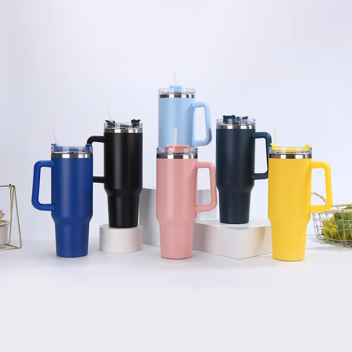 Big 40oz Insulated Stainless Steel Travel Mug