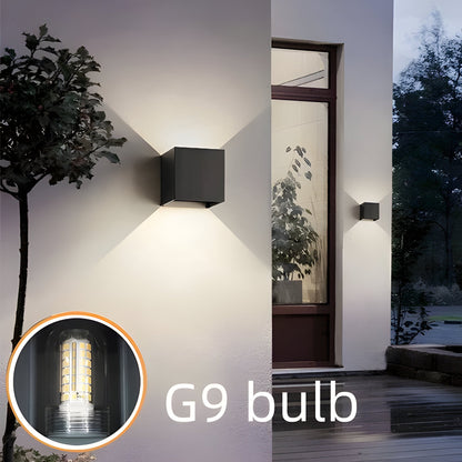 Outdoor LED Wall Lamp, Waterproof Aluminum, Soft White