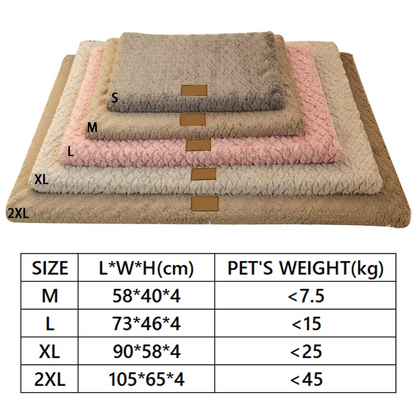 Comfortable Pet Bed with Plush Removable Cover