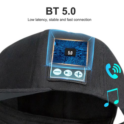 Bluetooth Beanie Hat with Headphones and Mic