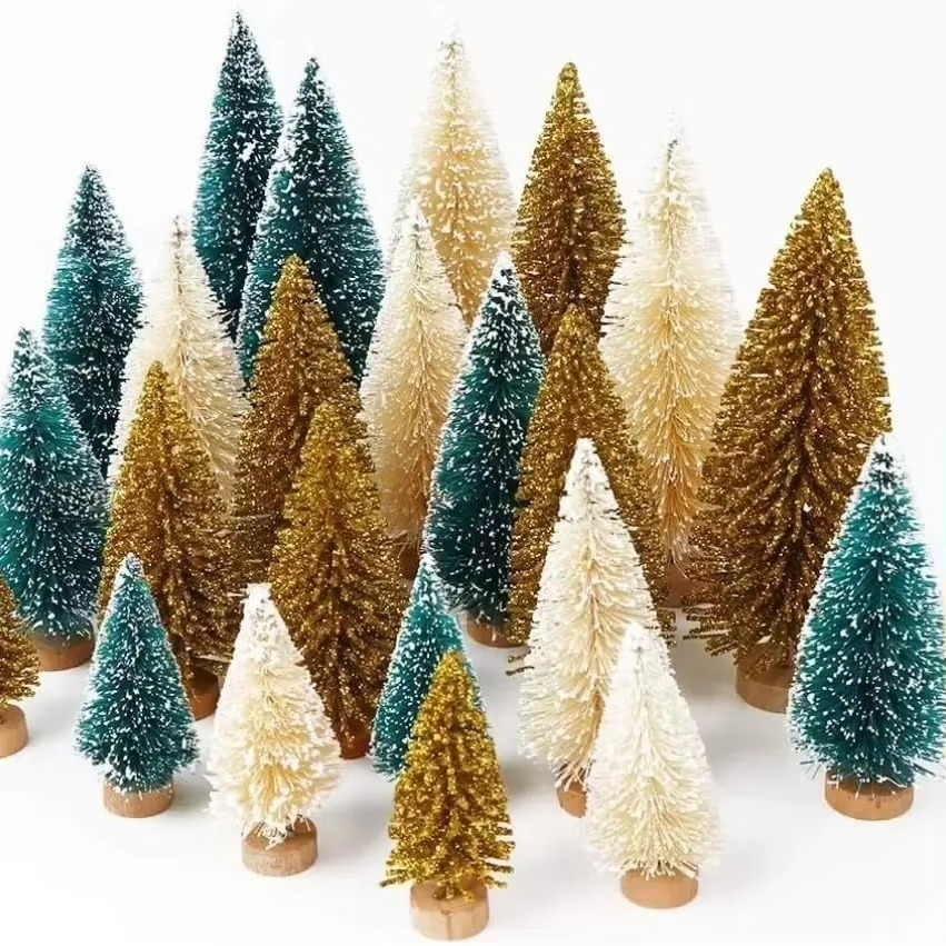 Small Christmas Tree Desk Decoration for Holiday Home - Hehif