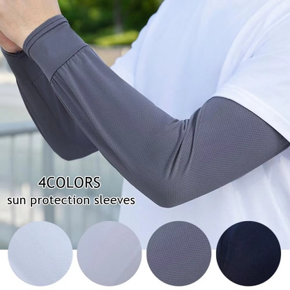 Cooling UV Protective Arm Sleeves for Driving Sports