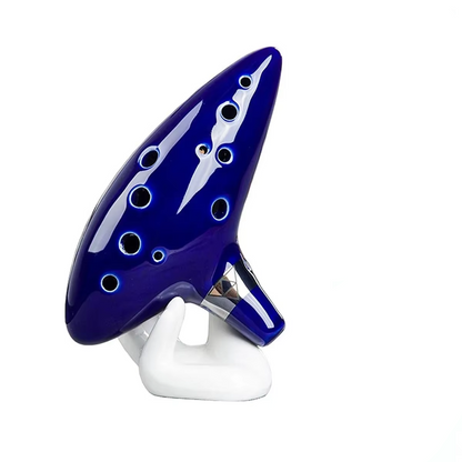 Ceramic Concert Ocarina Set with Music Book and Case