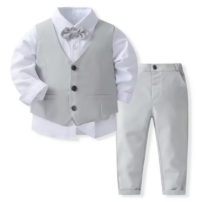 Classic Boys Suit Set for Little Boys and Toddlers