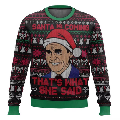 Cozy Holiday Oversized Sweatshirt for Men Women