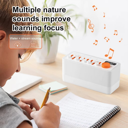 Relaxing Sound Machine with Color Night Light and Bluetooth