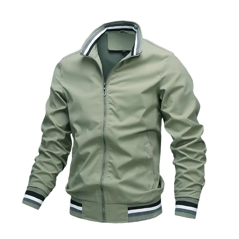 Men's Lightweight Zip Up Windbreaker Jacket
