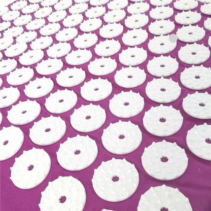Relaxing Foam Massage Mat and Pillow Set for Back Pain Relief
