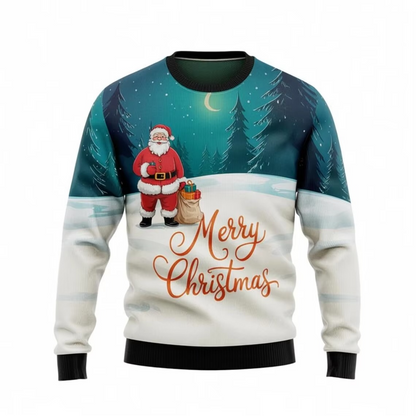 Funny Santa Claus Christmas Sweatshirt Holiday Gift