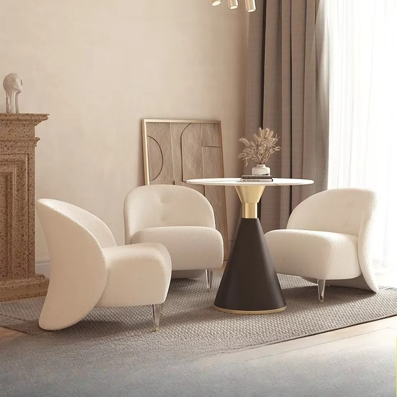 Comfortable Grey Upholstered Armchair for Home