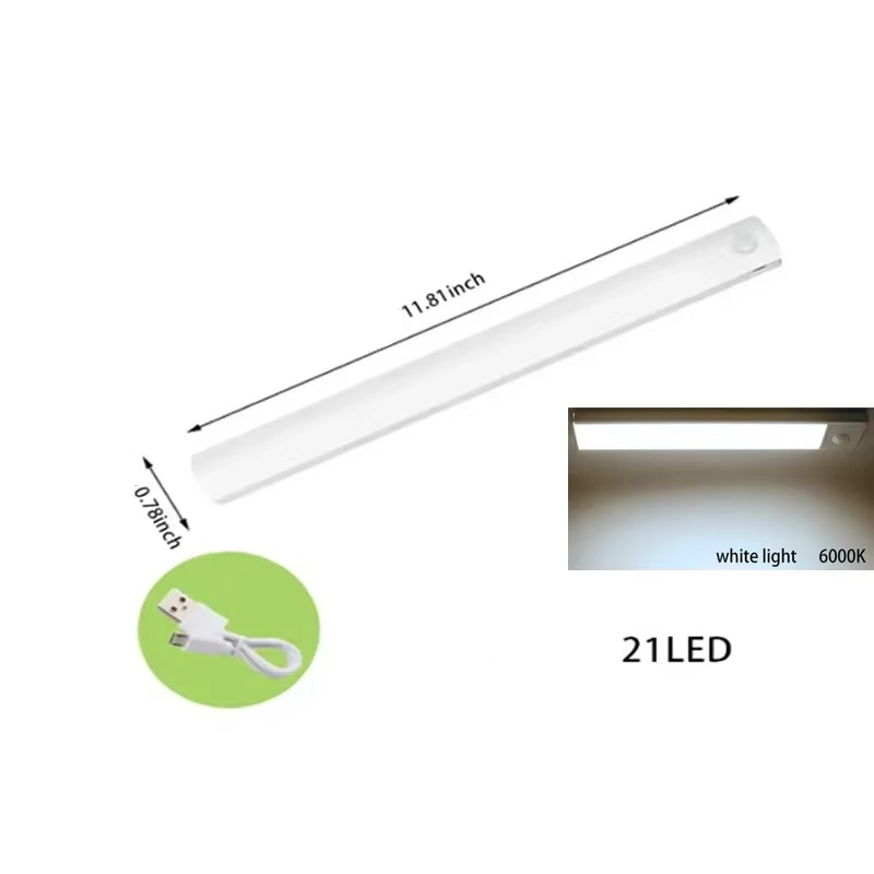 Automatic Motion LED Nightlight - Dimmable & Rechargeable